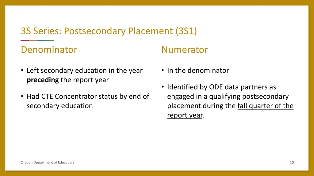3s series postsecondary placement 3s1