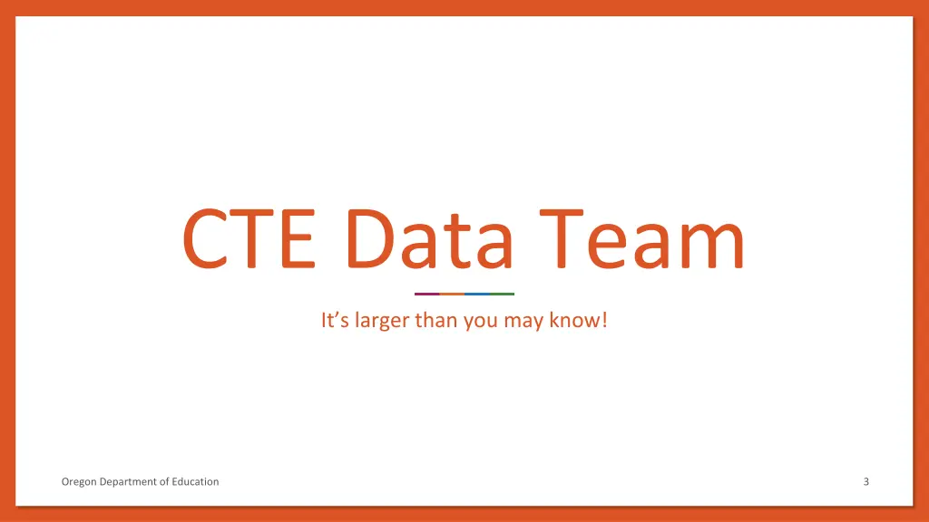 cte data team