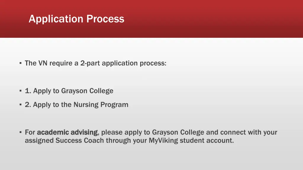 application process 1