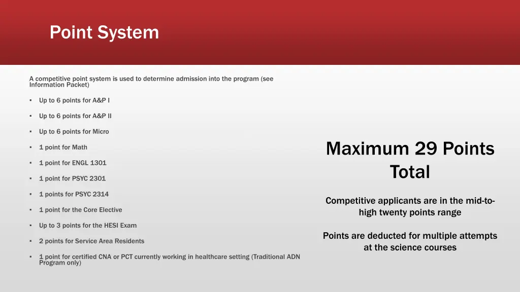 point system