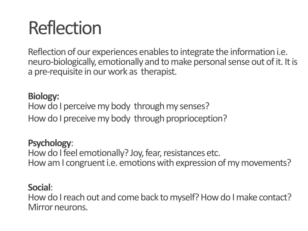 reflection