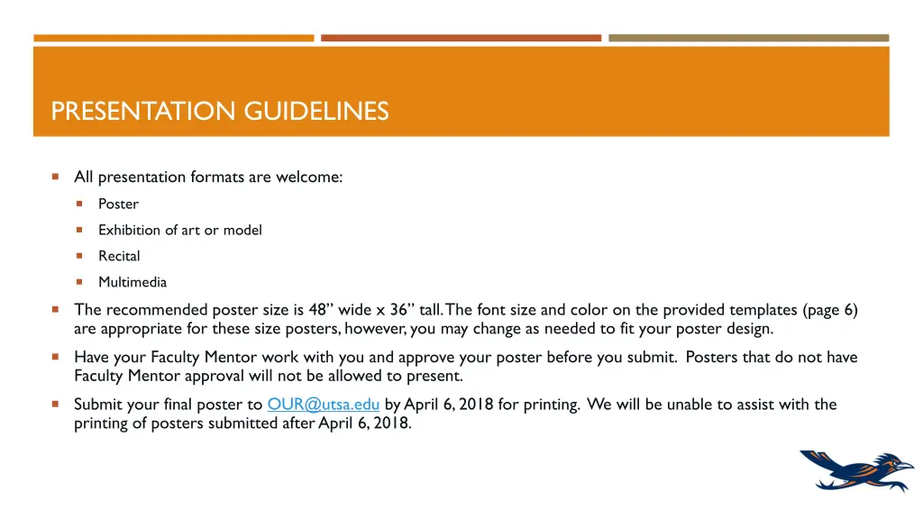 presentation guidelines