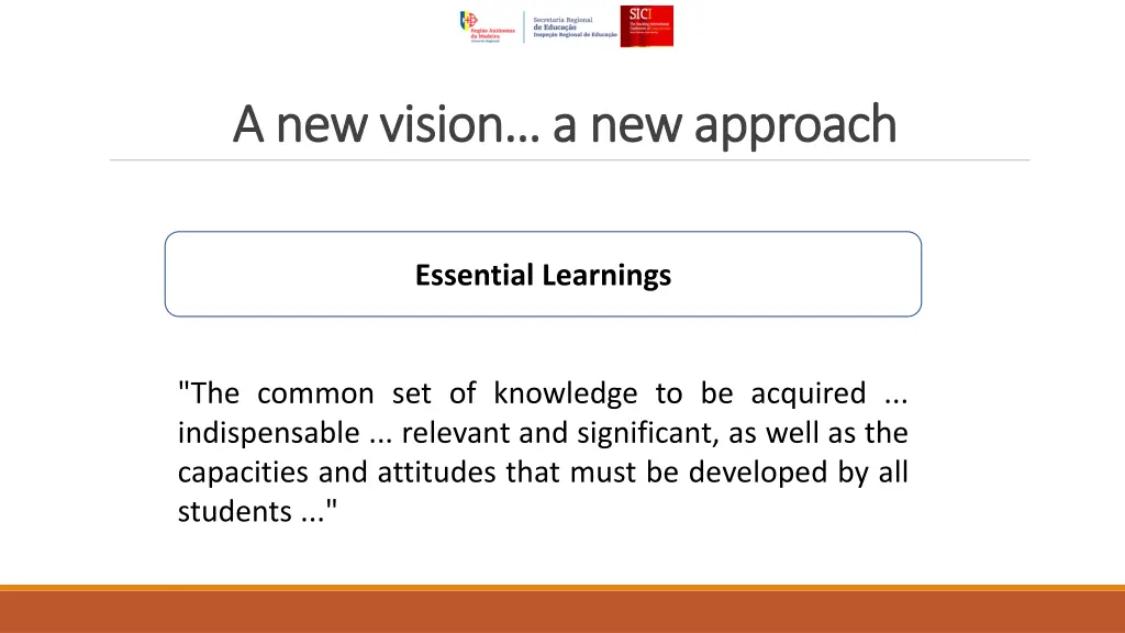 a new vision a new approach a new vision 3