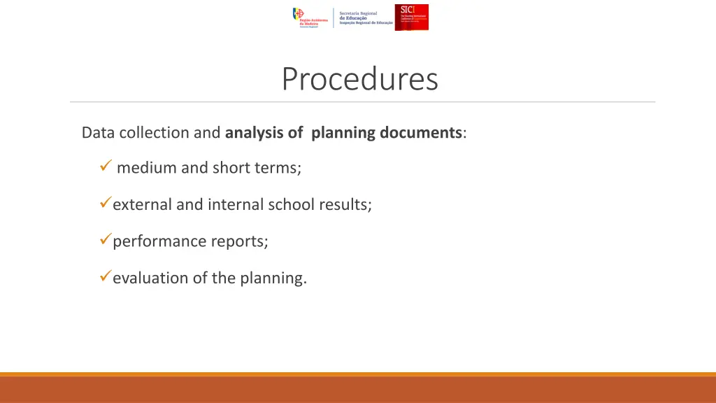 procedures