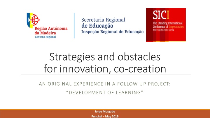 strategies and obstacles for innovation