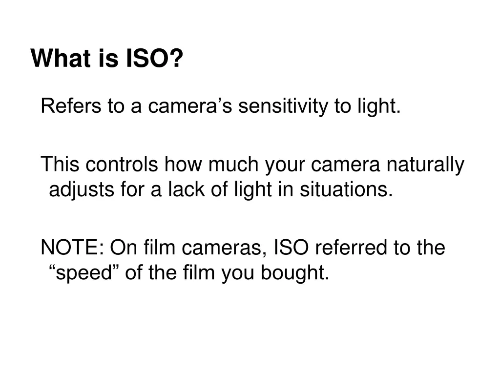 what is iso