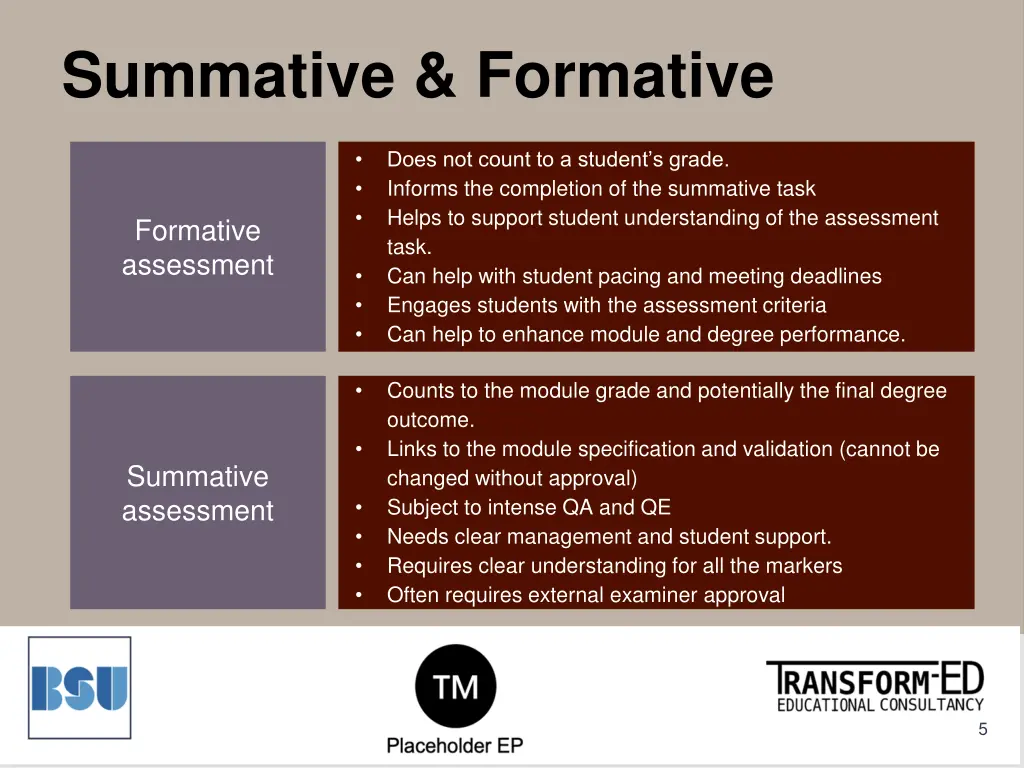 summative formative