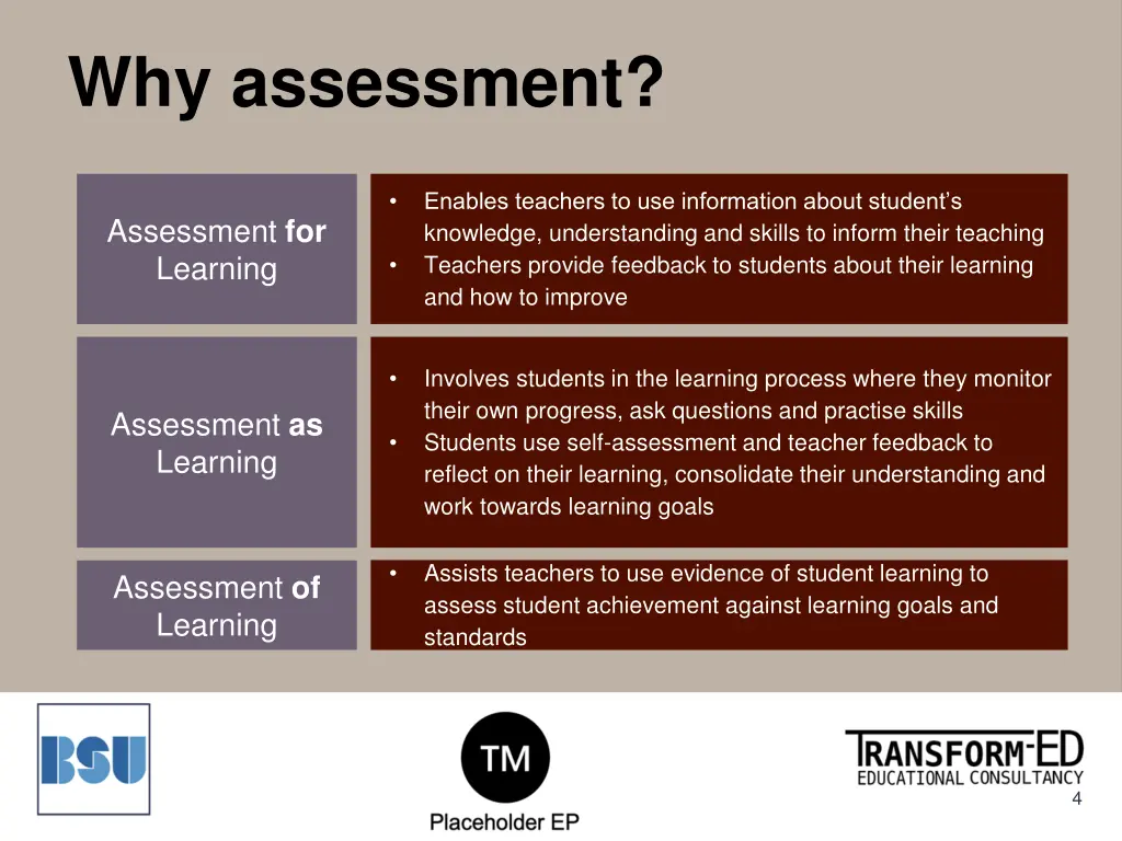 why assessment