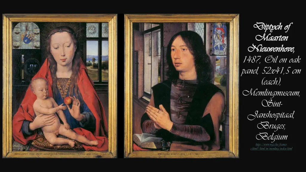 diptych of diptych of maarten maarten nieuwenhove