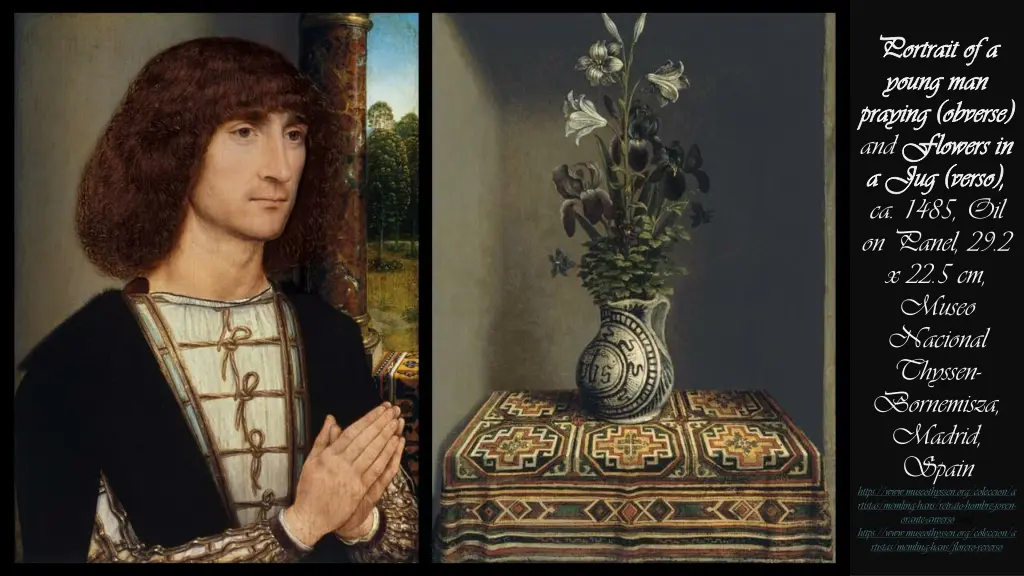 portrait of a portrait of a young man young