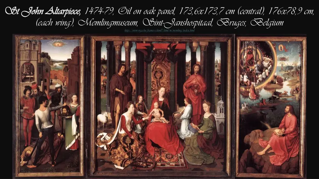 st john altarpiece st john altarpiece 1474
