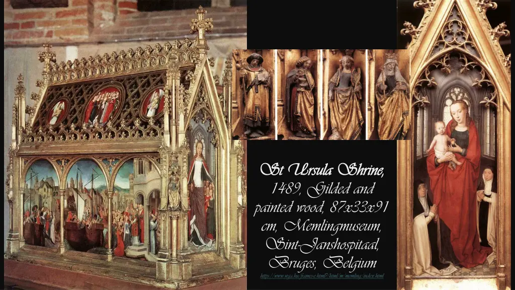 st ursula shrine st ursula shrine 1489 gilded