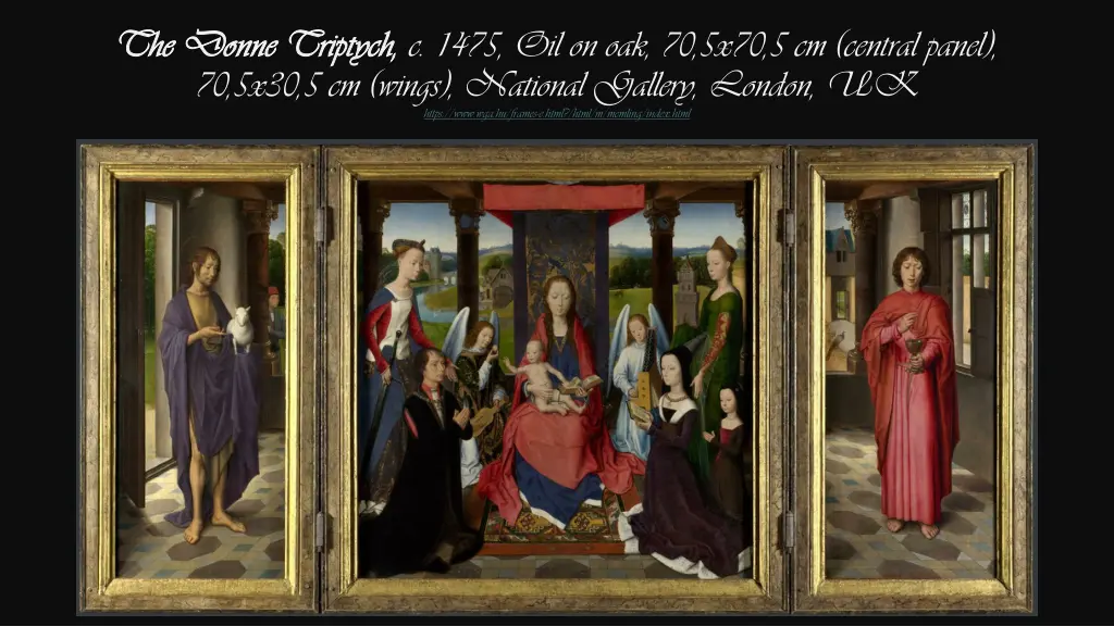 the donne triptych the donne triptych c 1475
