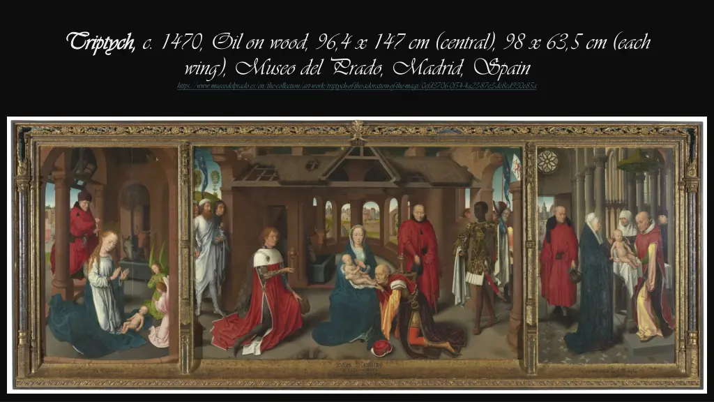 triptych triptych c 1470 oil on wood