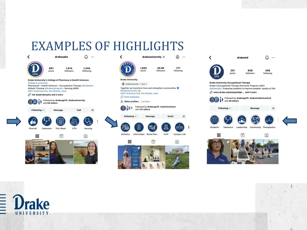 examples of highlights