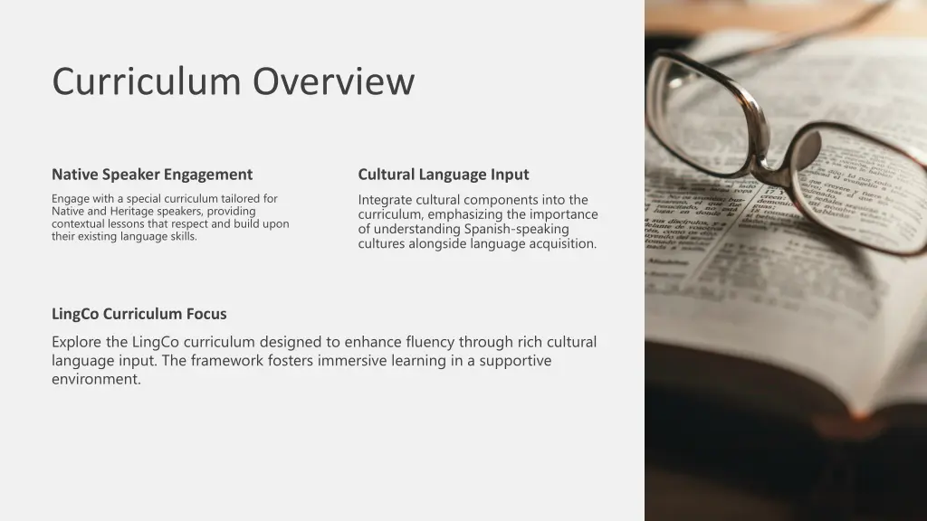 curriculum overview