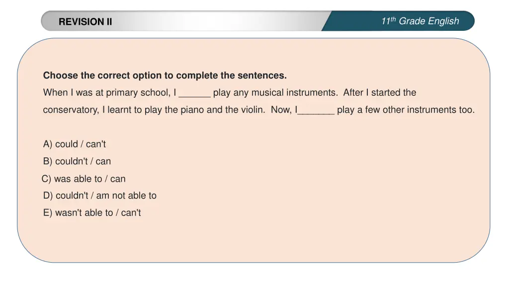 11 th grade english 6