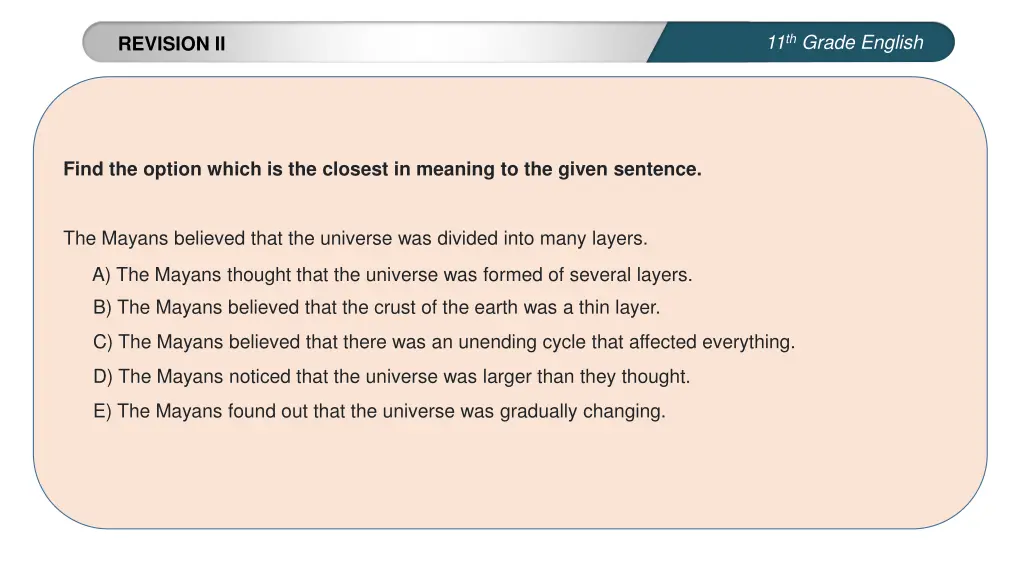 11 th grade english 9