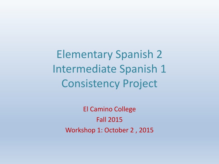 elementary spanish 2 intermediate spanish
