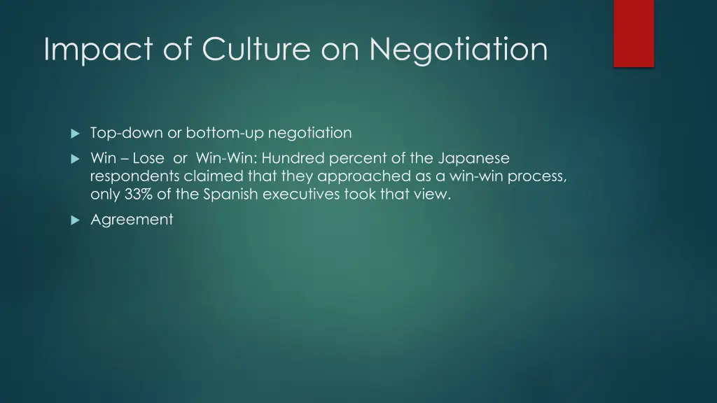 impact of culture on negotiation 2