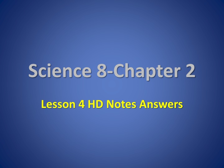science 8 chapter 2