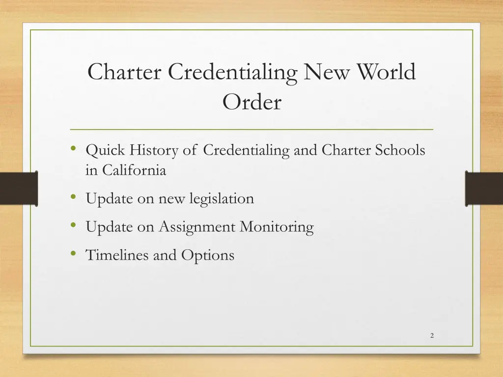 charter credentialing new world order