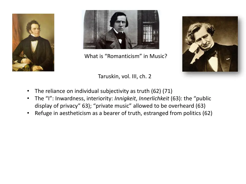 what is romanticism in music 1