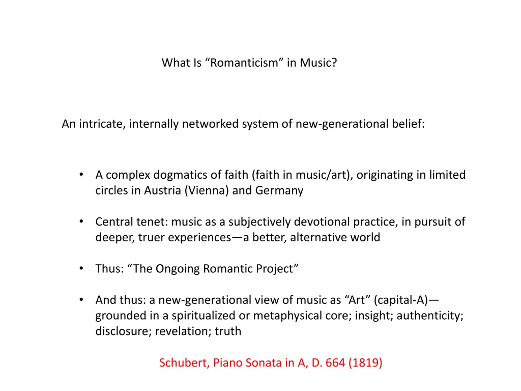 what is romanticism in music 10