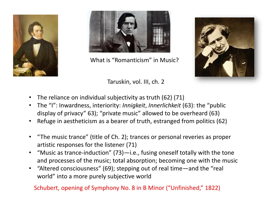 what is romanticism in music 3