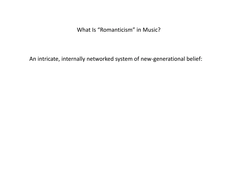what is romanticism in music 5