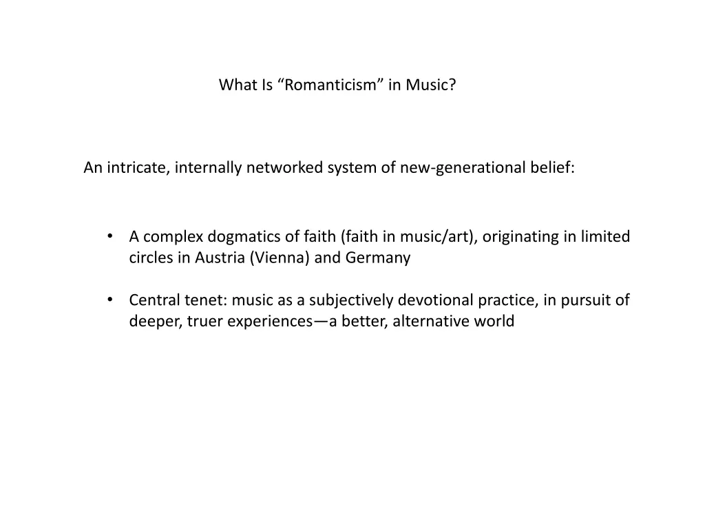 what is romanticism in music 7
