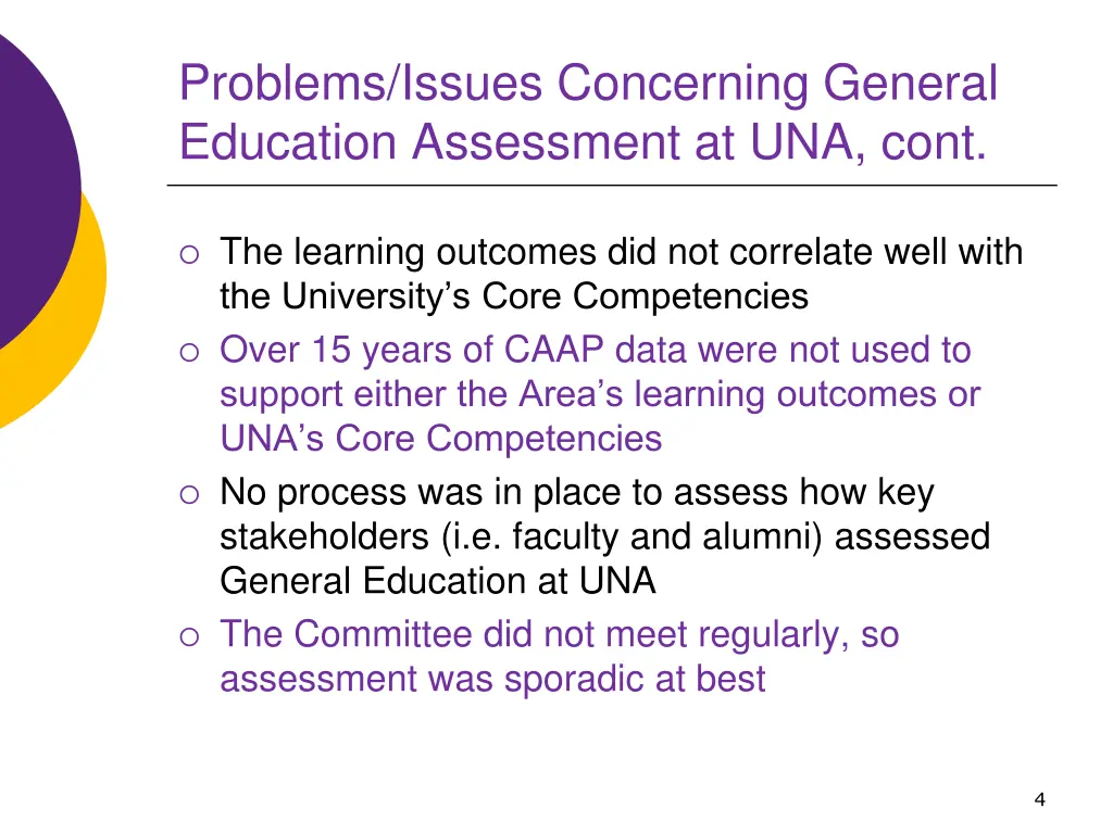 problems issues concerning general education