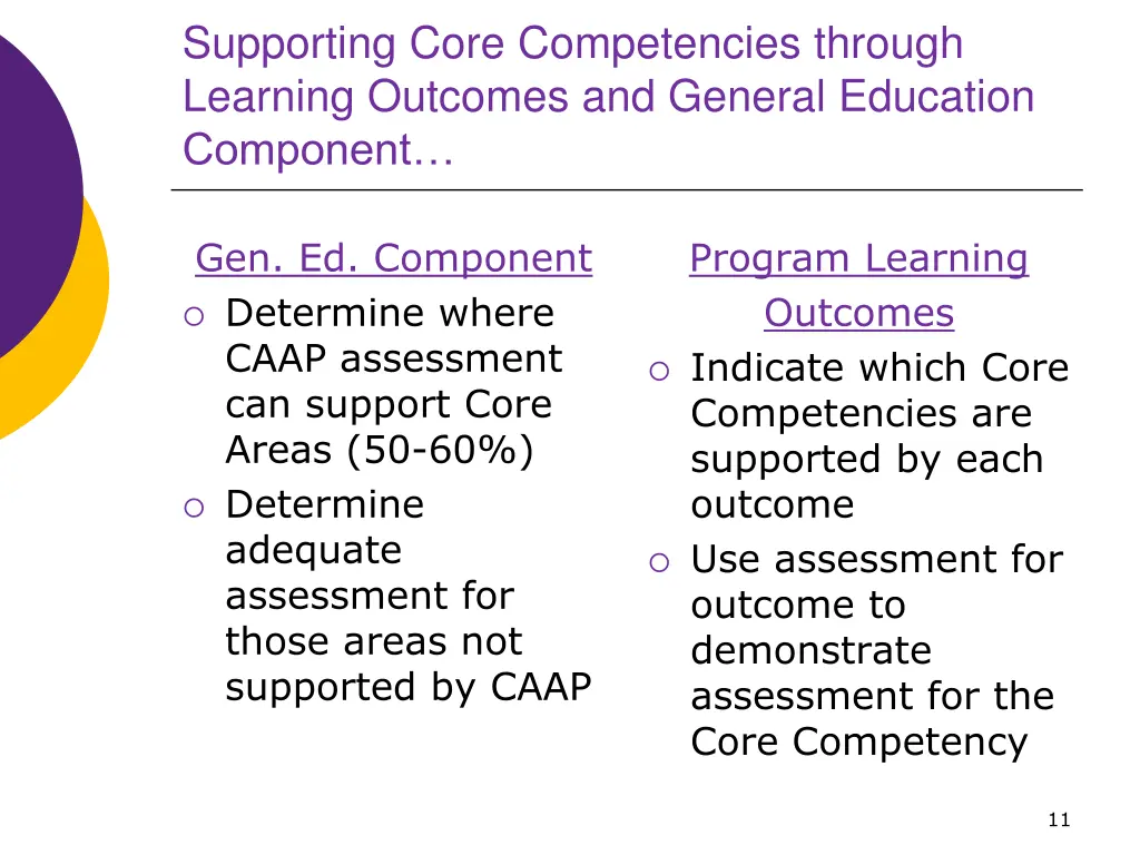 supporting core competencies through learning