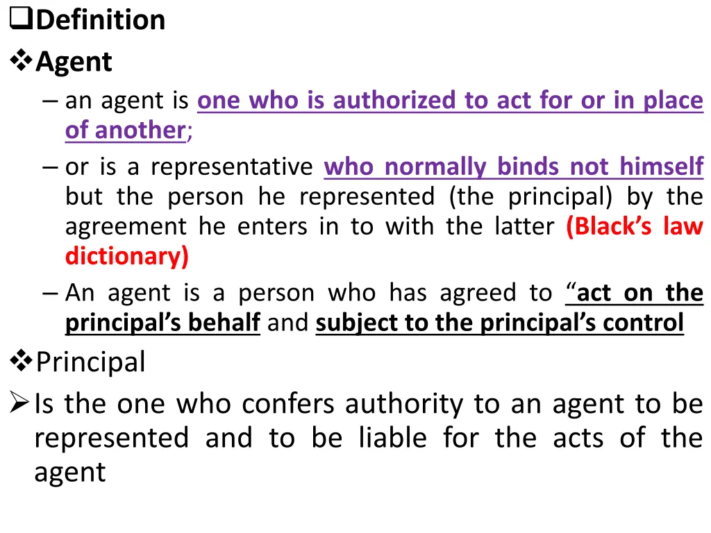 definition agent an agent