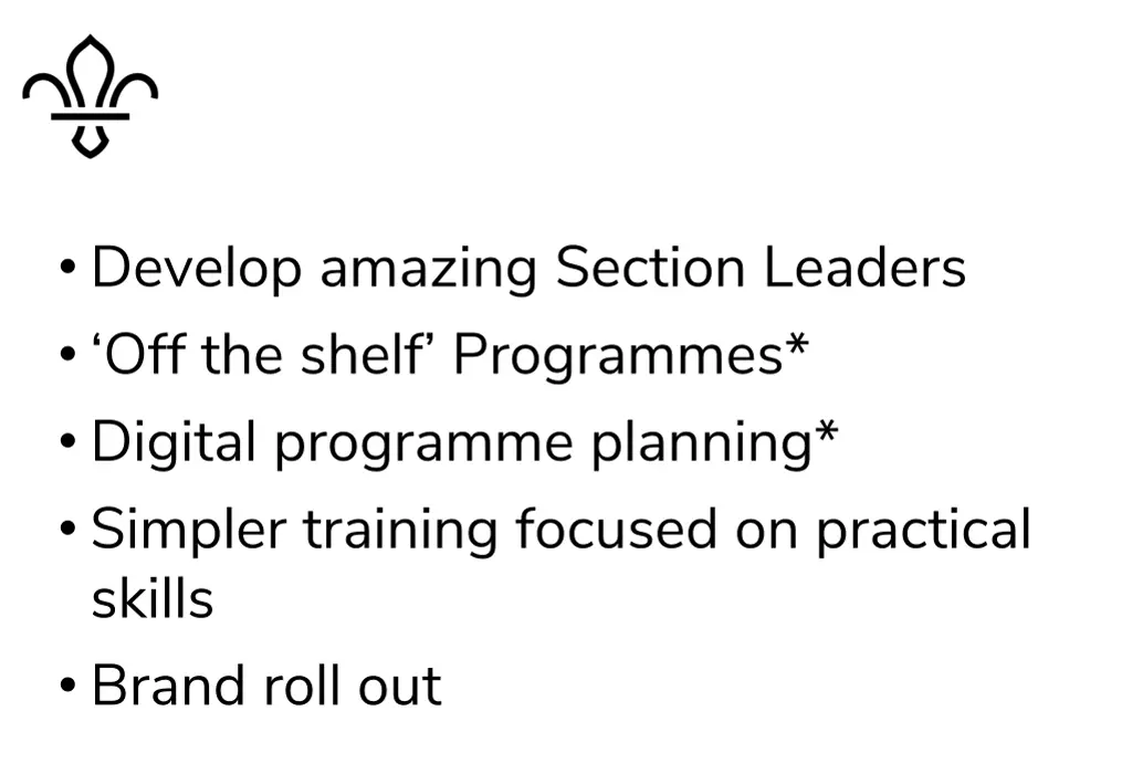 develop amazing section leaders off the shelf