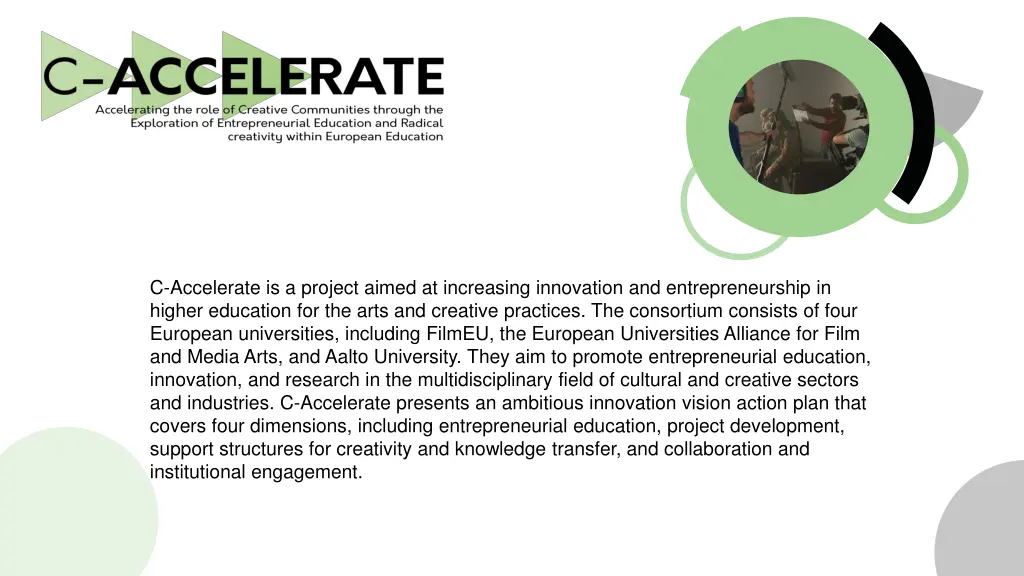 c accelerate is a project aimed at increasing