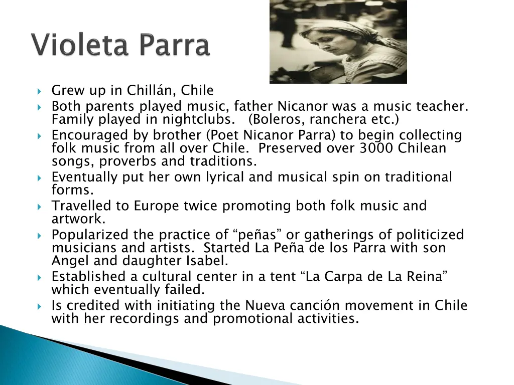 grew up in chill n chile both parents played