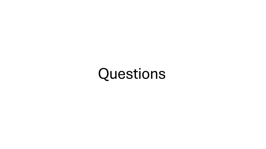 questions