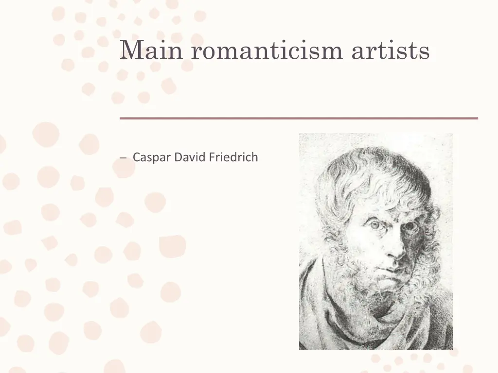 main romanticism artists 1