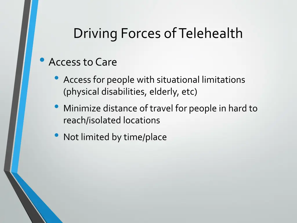 driving forces of telehealth 2