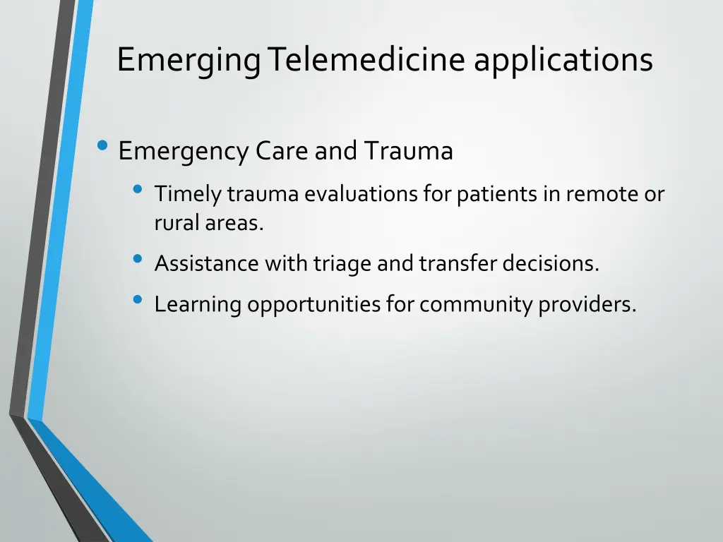 emerging telemedicine applications 5