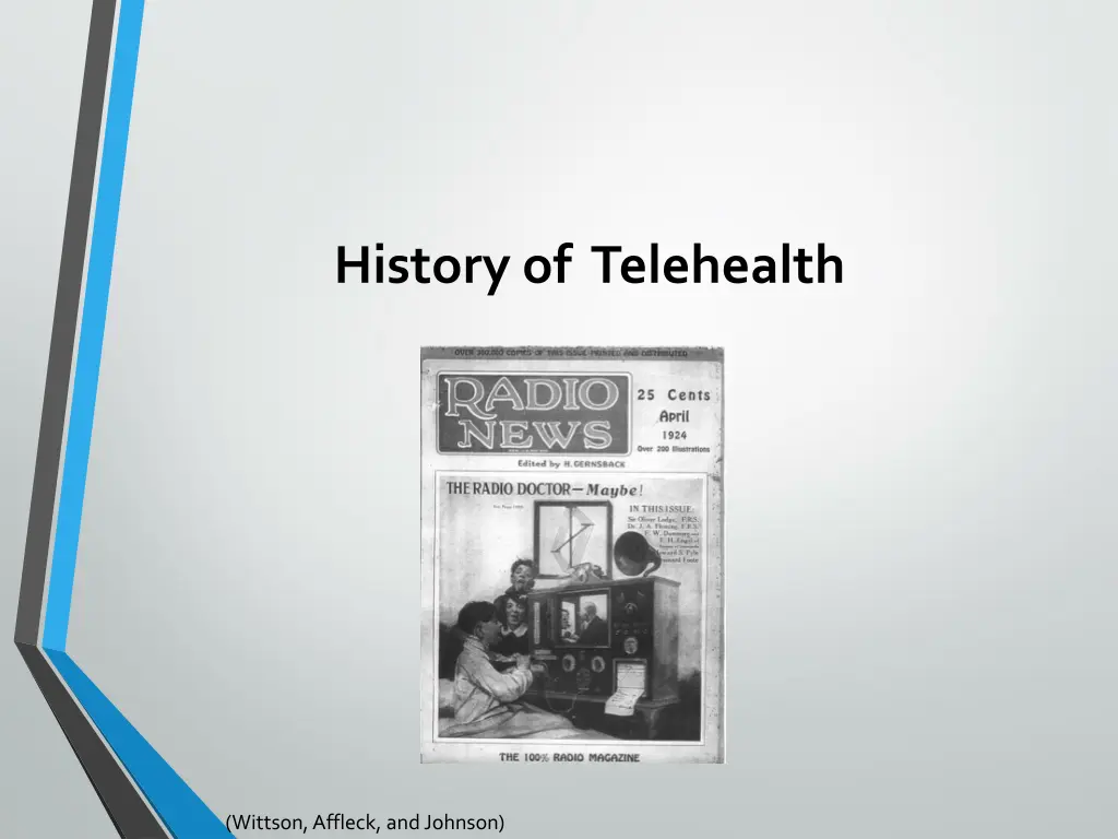 history of telehealth