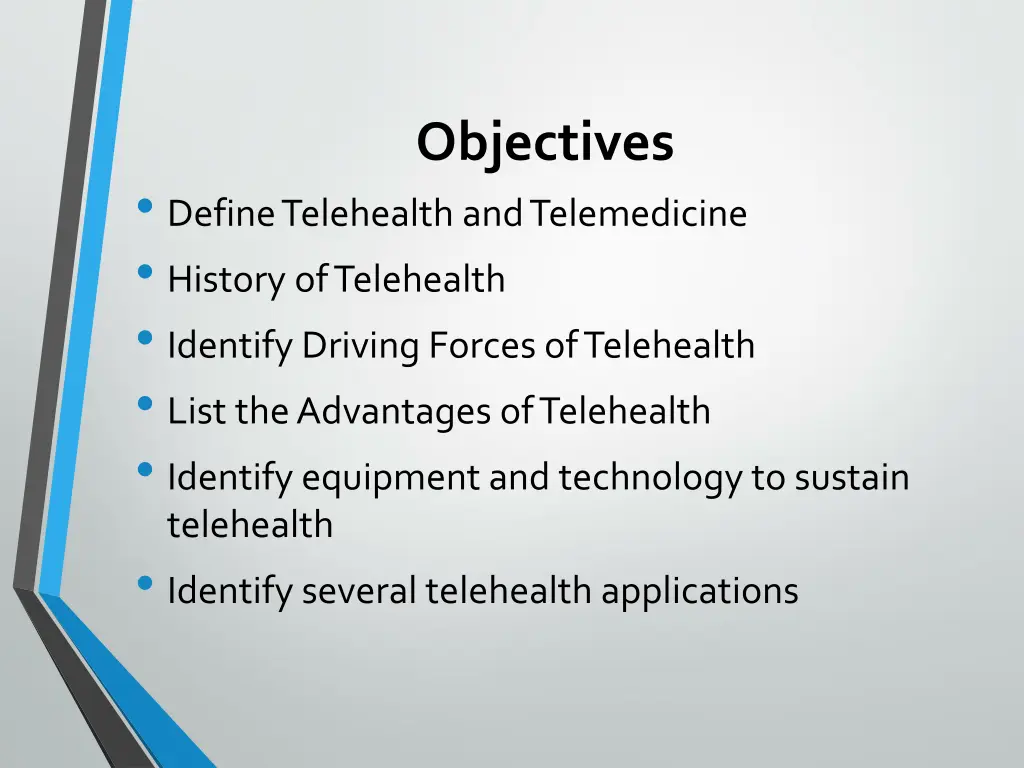 objectives