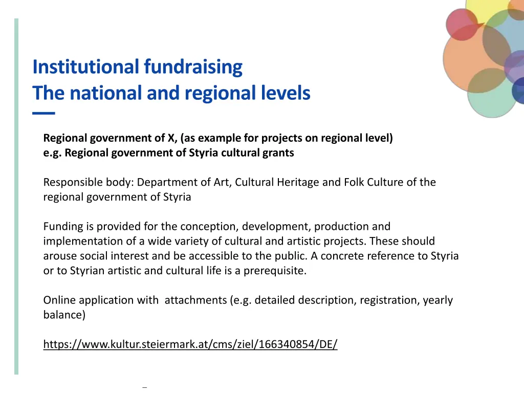 institutional fundraising the national 10