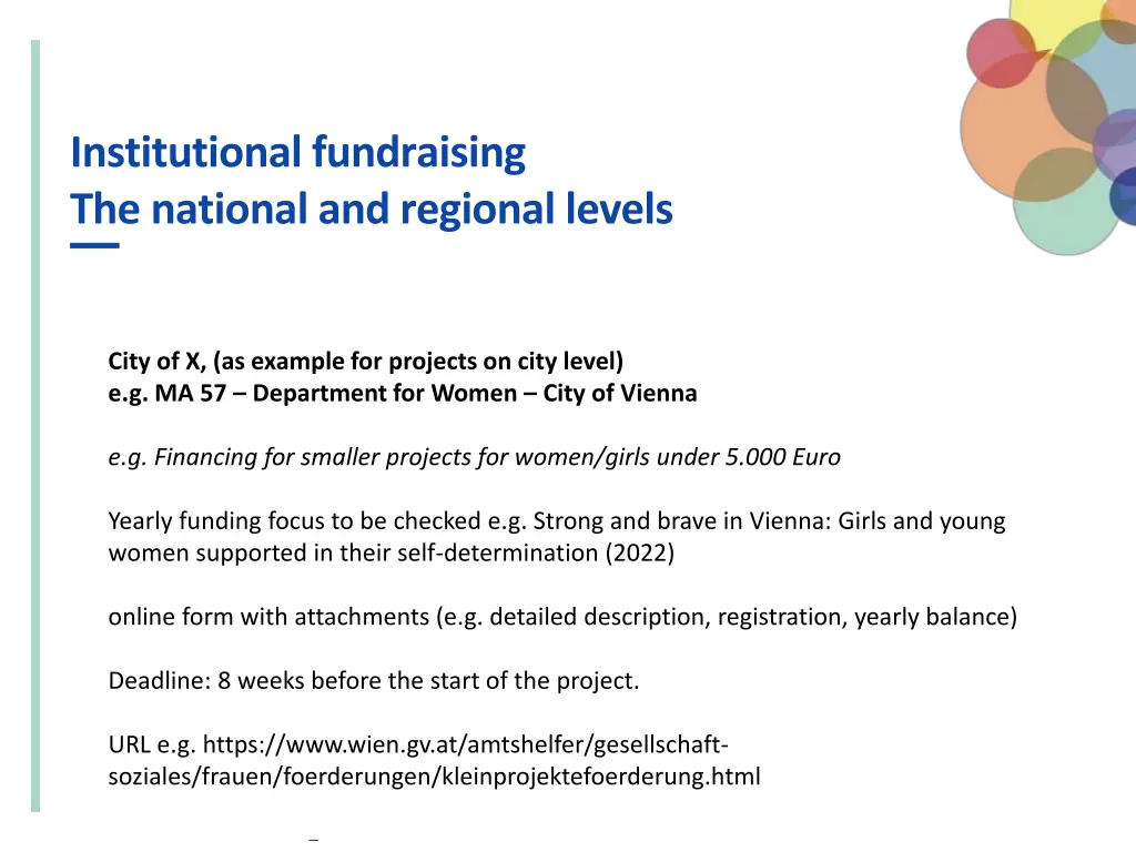 institutional fundraising the national 4