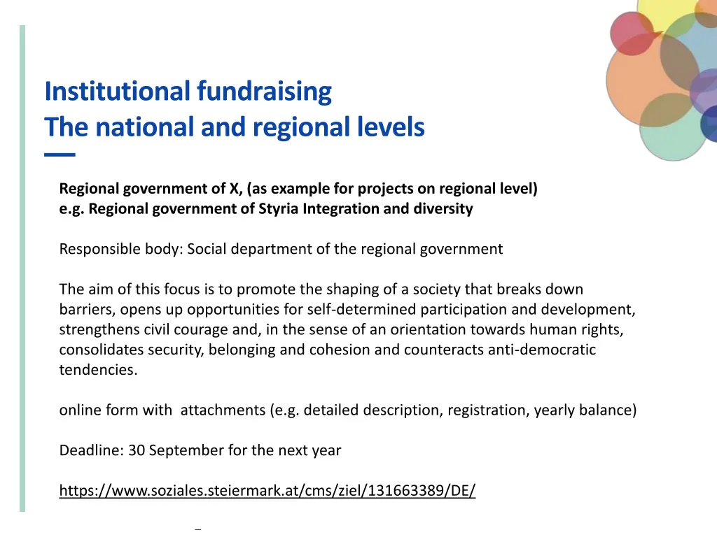 institutional fundraising the national 8