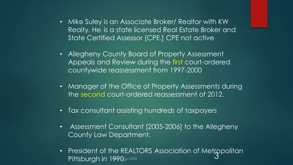 mike suley is an associate broker realtor with