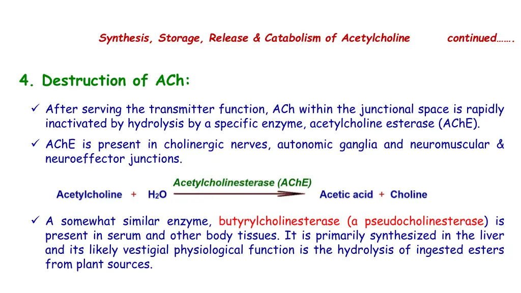 synthesis storage release catabolism 3
