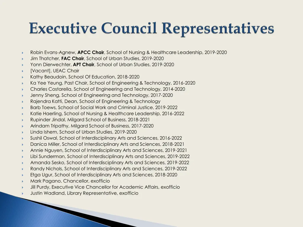 robin evans agnew apcc chair school of nursing