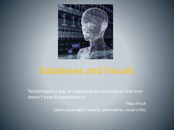 databases and visuals